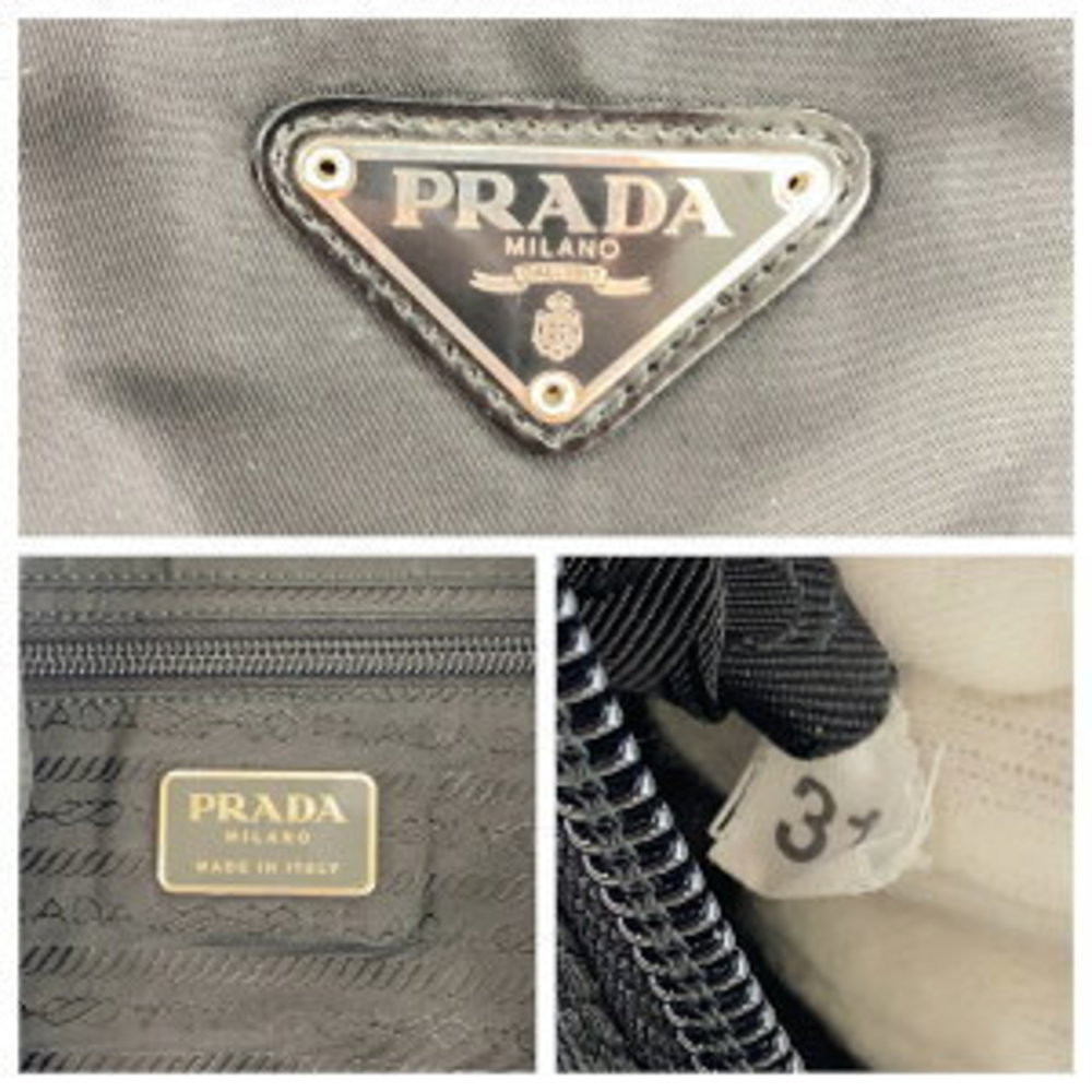 Prada Backpack Black Tessuto Triangular Nylon - image 4